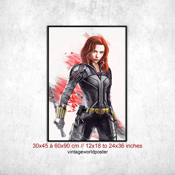 Natasha Romanoff Poster Marvel Black Widow. This Marvel and