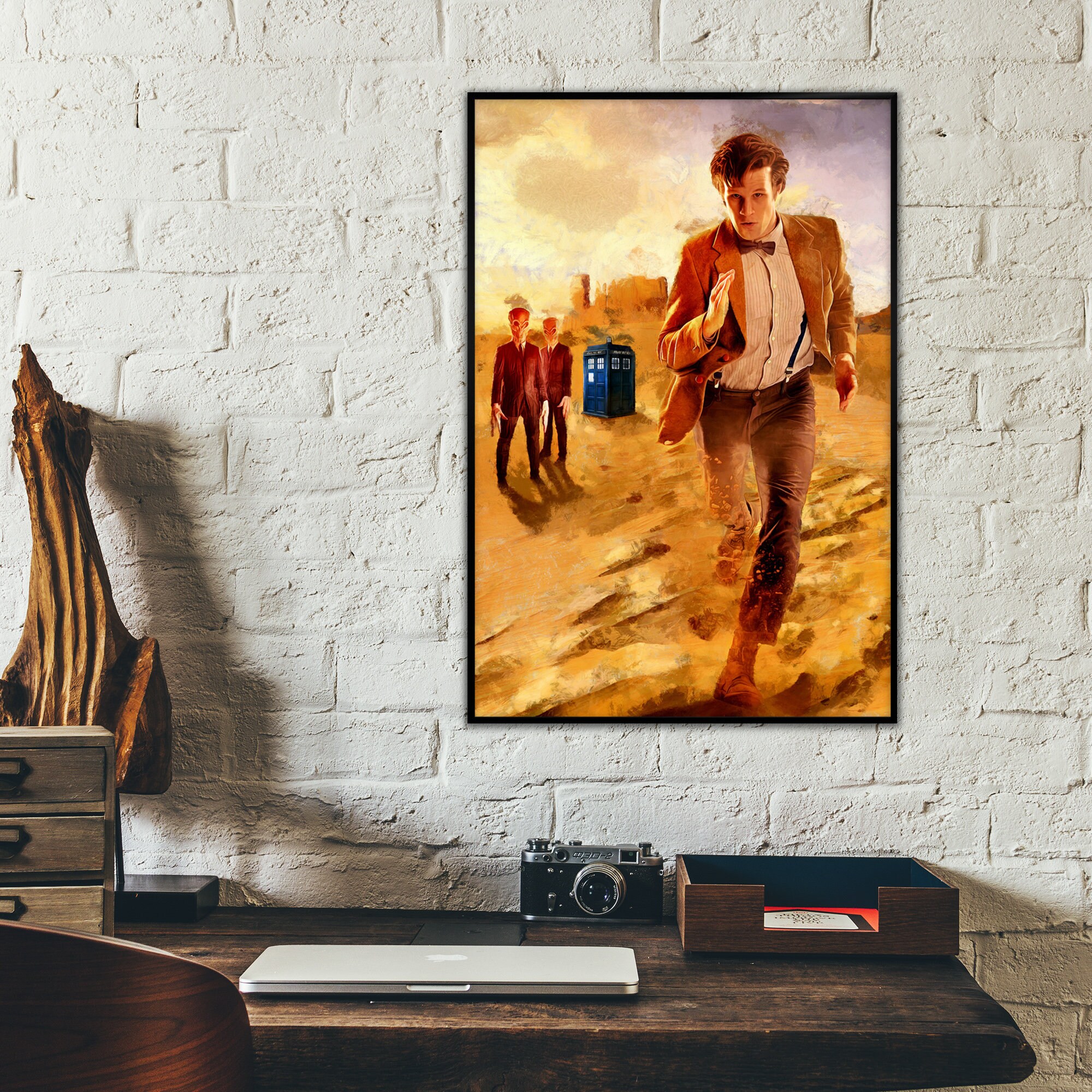Doctor Who Poster Tardis. Matt Smith Doctor Who Time Lord Wall Art ...