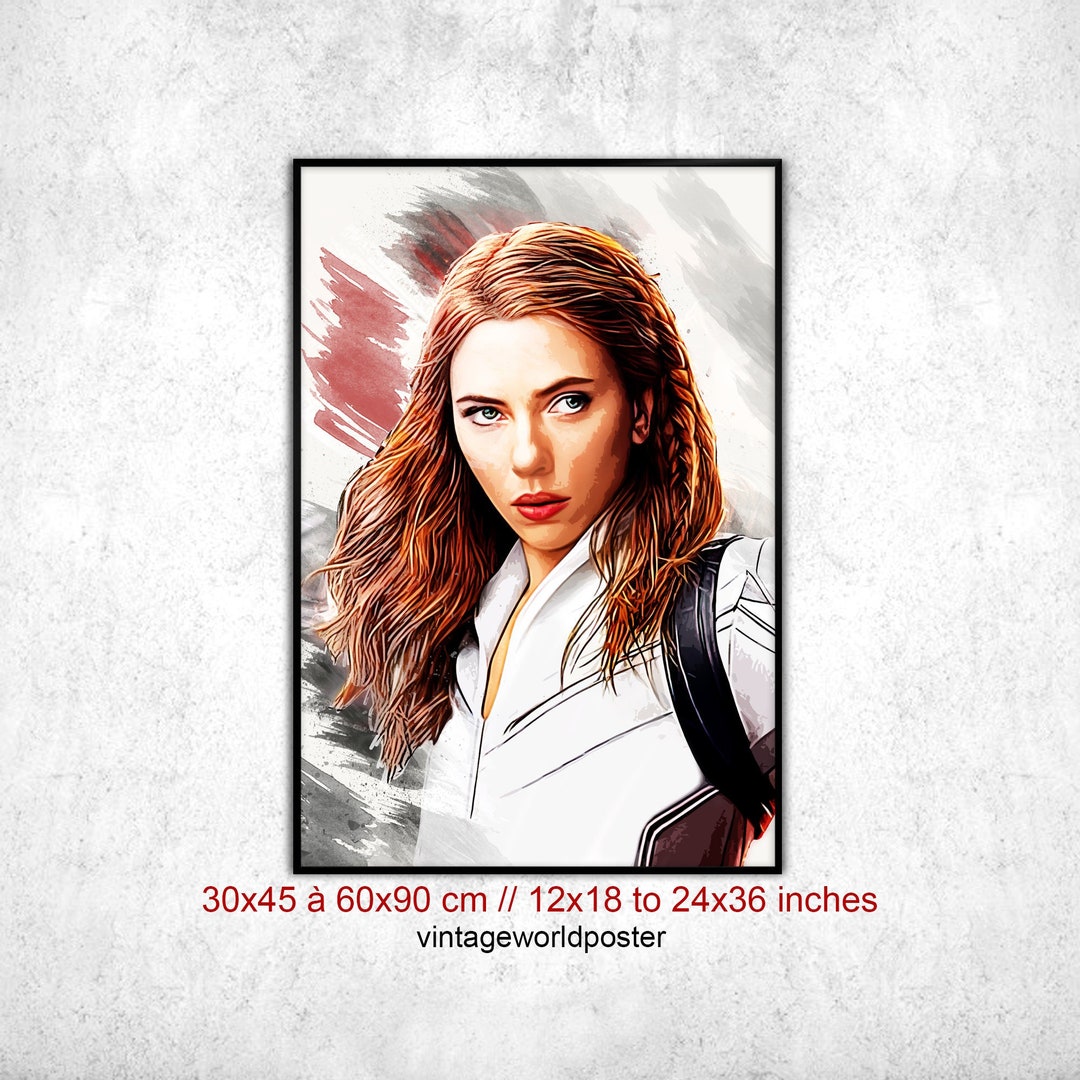 Natasha Romanoff Black Widow Poster Marvel. This Marvel and - Etsy UK