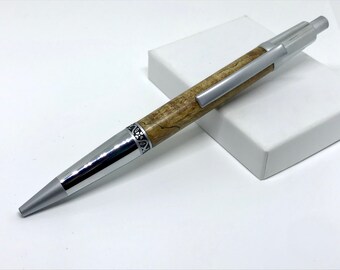 Spalted Maple Burl Click Pen