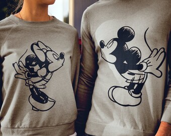 sudaderas para parejas mickey y minnie