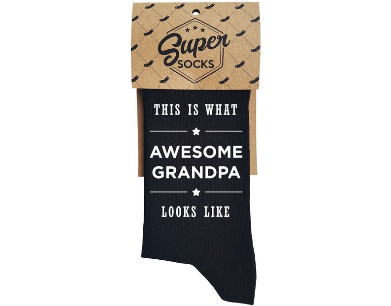 Funny Papa Socks For Awesome Grandpa On Fathers Day Or Grandparents Day