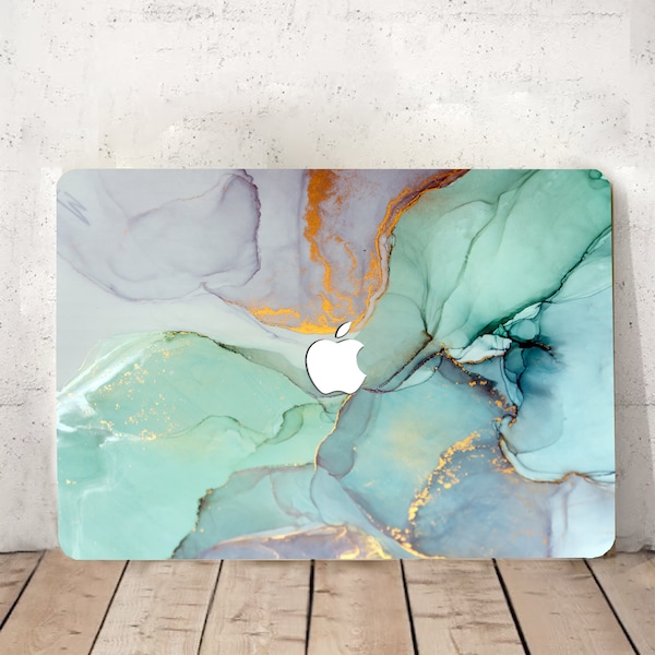 Marble Laptop Case Etsy