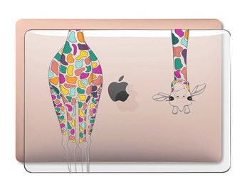 Laptop Case 13 Inch Long Tall Handsome Giraffe Mac Air Cover Hard Shell Mac Air 11/13 Pro 13/15/16 with Notebook Sleeve Bag for MacBook 2008-2020 Version 