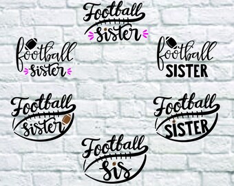 Download Football sister svg | Etsy