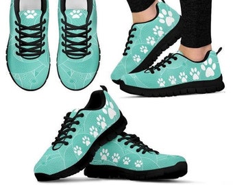 Owaheson Trail Runner Running Shoe Casual Sneakers Bones Dog Paw Prints Owaheson Trail Runner Running Shoe Casual Sneakers Bones Dog Paw Prints