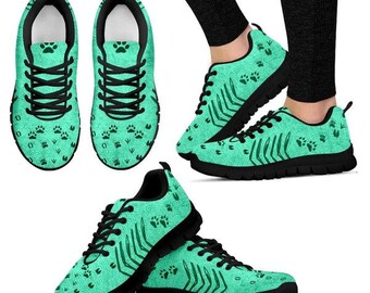 shoes with paw print soles