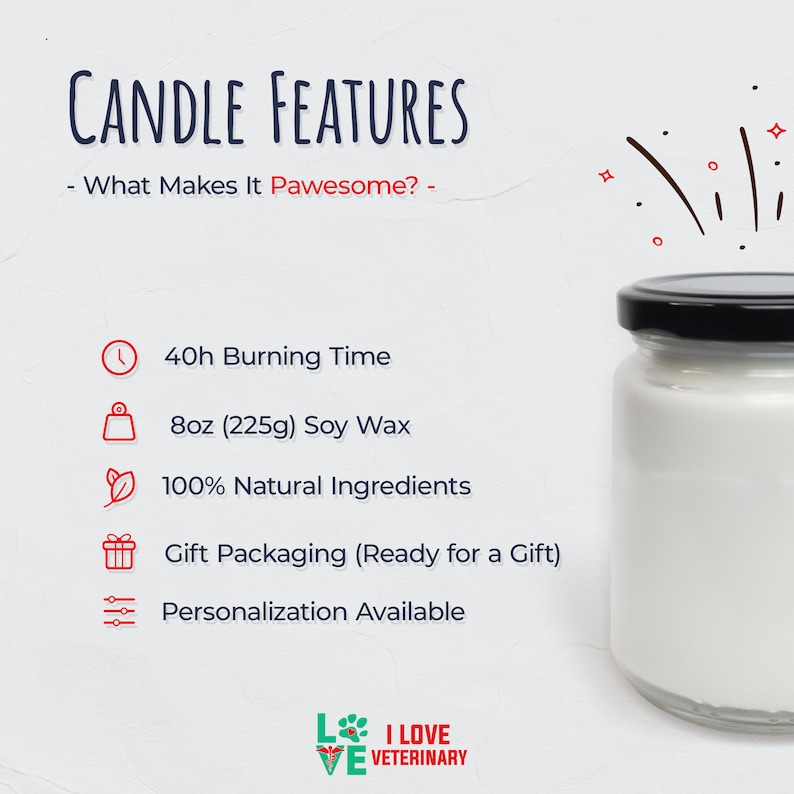 Propofol Candle, Vet Tech Gift, Veterinarian Gift, Scented Candle, Funny Vet Candle, Scented Soy Candle, Vet Nurse Gift, Vet Graduation Gift image 4
