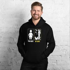 Veterinary Hoodie Your Wife/My Wife Unisex Gift, Sweatshirt, Vet Gift, Veterinarian Hoodie, Veterinary Medicine Hoodie, Christmas Vet Hoodie