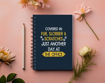 Funny Vet Tech Notebook, Pet Groomer Gift, Animal Doctor Journal, Vet Office Notebook, Dog Vet Notebook, Spiral Journal, Hardcover Notebook