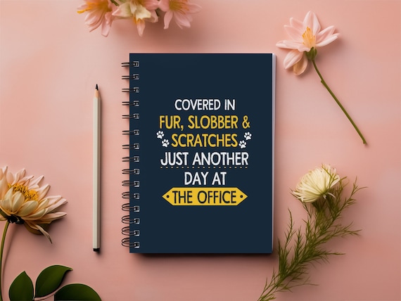 Funny Vet Tech Notebook, Pet Groomer Gift, Animal Doctor Journal, Vet Office Notebook, Dog Vet Notebook, Spiral Journal, Hardcover Notebook