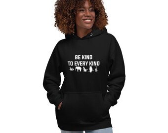 Be kind to every kind Women’s Premium Hoodie, Animal Lover Gift, Pet Lover Hoodie, Sweatshirt, Vet Gift, Vet Hoodie, Veterinary Med Hoodie
