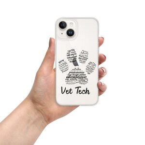 Paw Print iPhone Case, Gift for Veterinarian, Vet Tech, Veterinary Student, Pet owner, Phone protection, Vet Tech Week, Veterinary Medicine