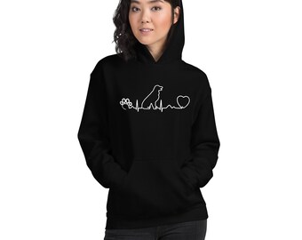 Vet Tech Hoodie Dog heartbeat Gift for Veterinary Staff | Veterinarian | Vet Nurse | Veterinary Technician | Vet Student |