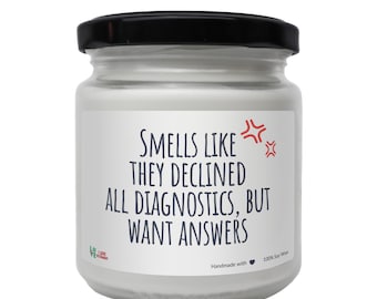 Funny Veterinarian Gift, Vet Jokes Candle, Vet Tech Candle, Scented Jar Candle, Veterinary Medicine Gift, Vet Nurse Gift, Soy Wax Candle