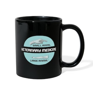 Medicina Veterinaria - Pequeño y Grande animal Full Color Taza Divertido Regalo Veterinario