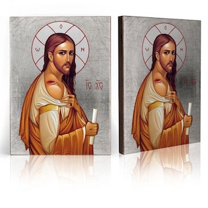 Icon of Jesus Christ  ECCE HOMO, handmade icon, wooden icon, perfect present, religious picture, Jesus Christ icon, religious icon