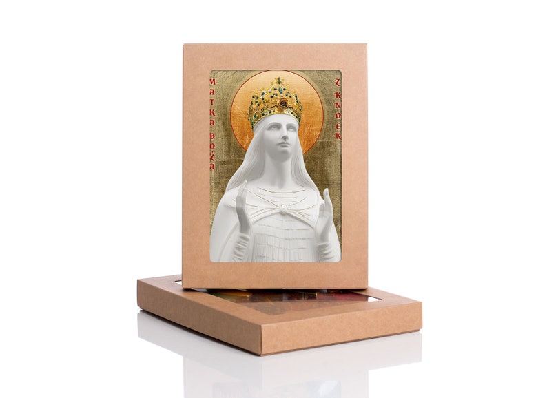 Icon of Our Lady of Knock Handmade Icon Wooden Icon Perfect Etsy