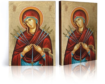 アンティークの悲しみの聖母ロシア正教会イコン - Etsy 日本