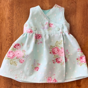 Micro Preemie Wrap Dress, Preemie Adaptive Dress, NICU Dress, 4 to 6 pounds