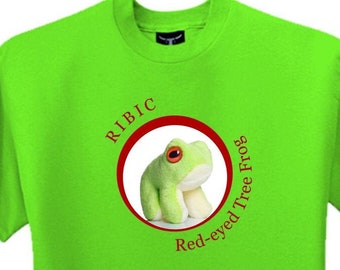 Frog T-shirt - Ribic Red-eyed  Tree Frog