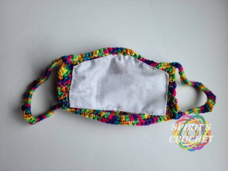 Rainbow bright matching hat and mask