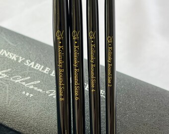 bookbinding supplies sydney Kolinsky Sable Watercolour Brush Series Full Set