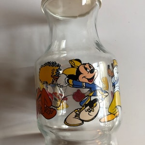Anchor Hocking Glass Disney sports pitcher