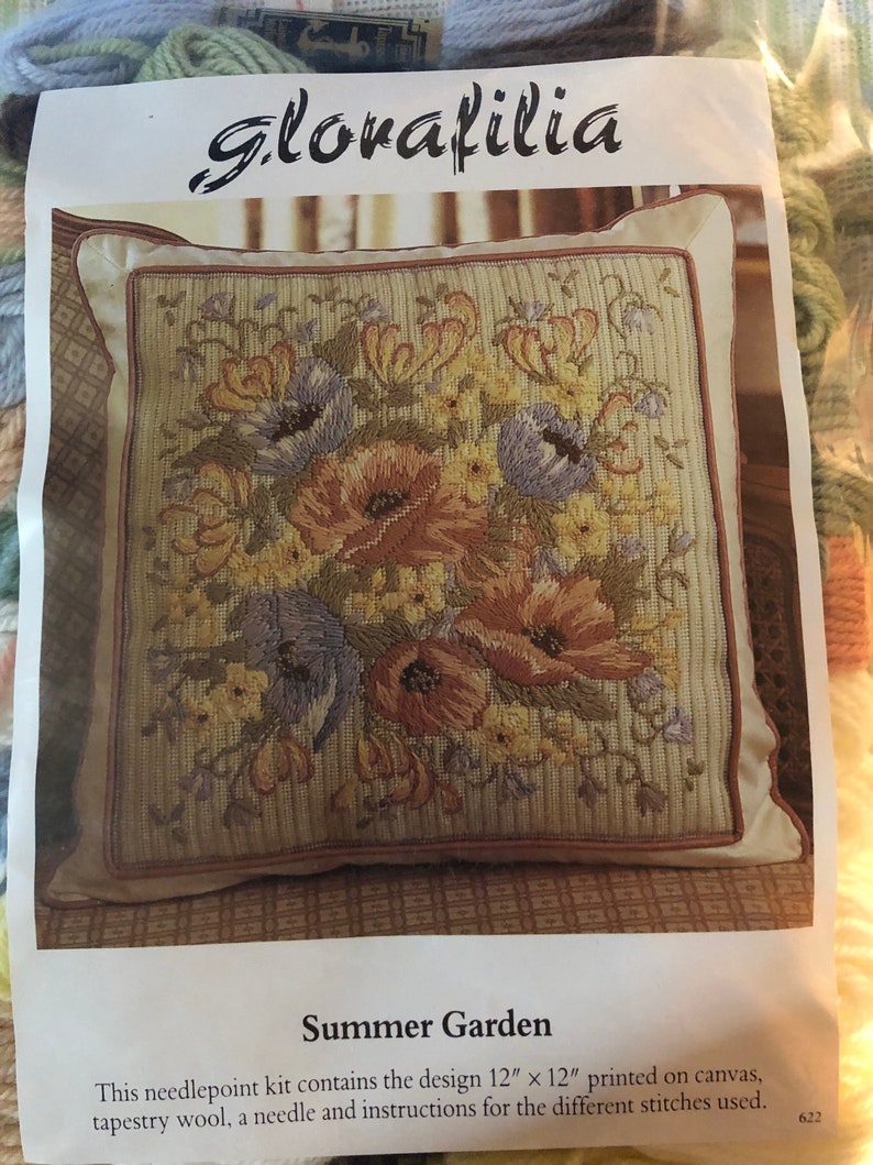 Glorafilia Needlepoint Collection Summer Garden12x12 Etsy