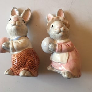 Fitz and Floyd salt and pepper shakers vintage 1990