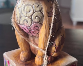 Jim Shore Heartwood Creek Cat Figurine “Jasper” 114424 • 2003 Retired Folk Art