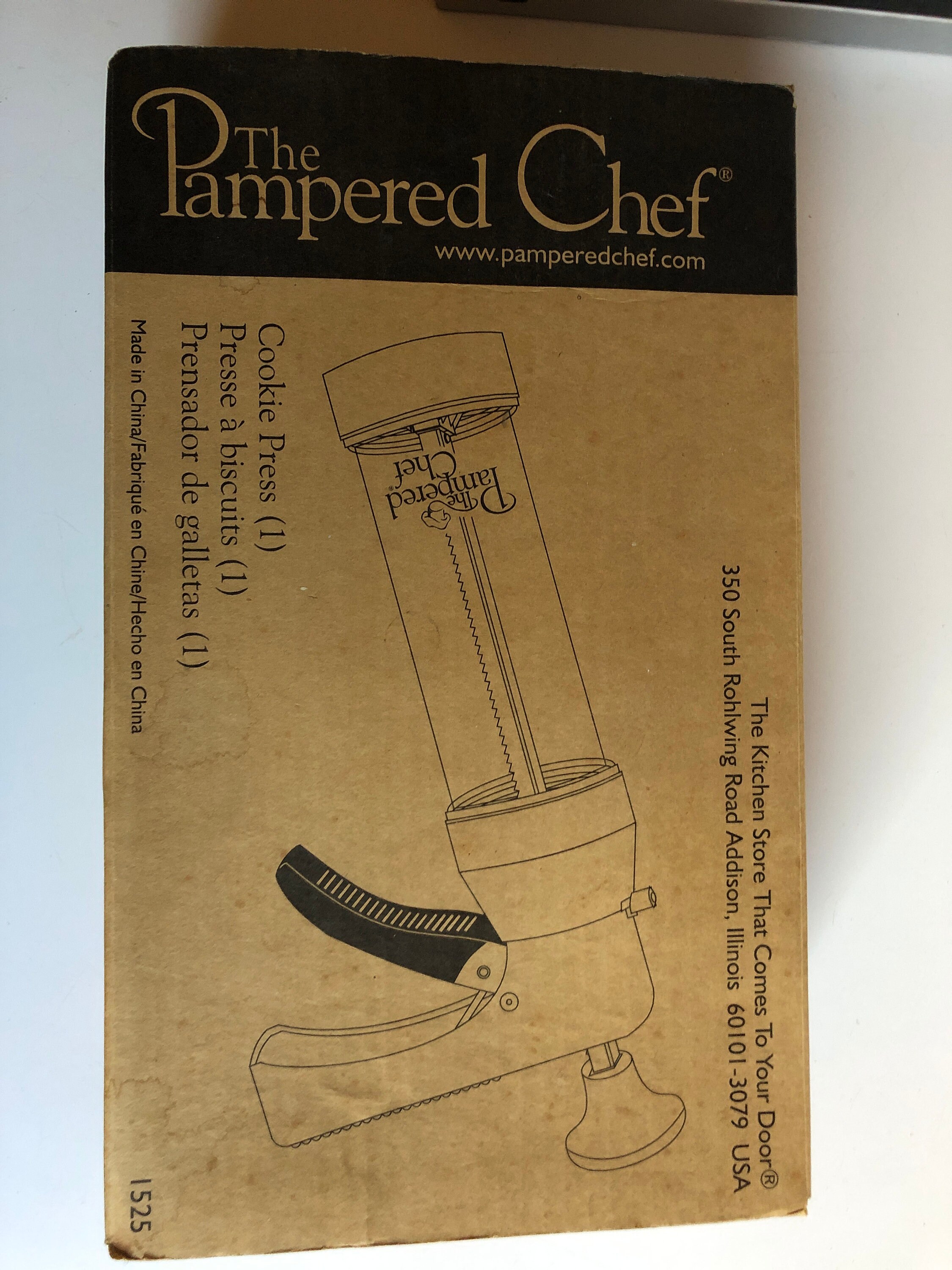 Pampered Chef Cookie Press 16 Disk Bakeware Model 1525 Preowned Etsy