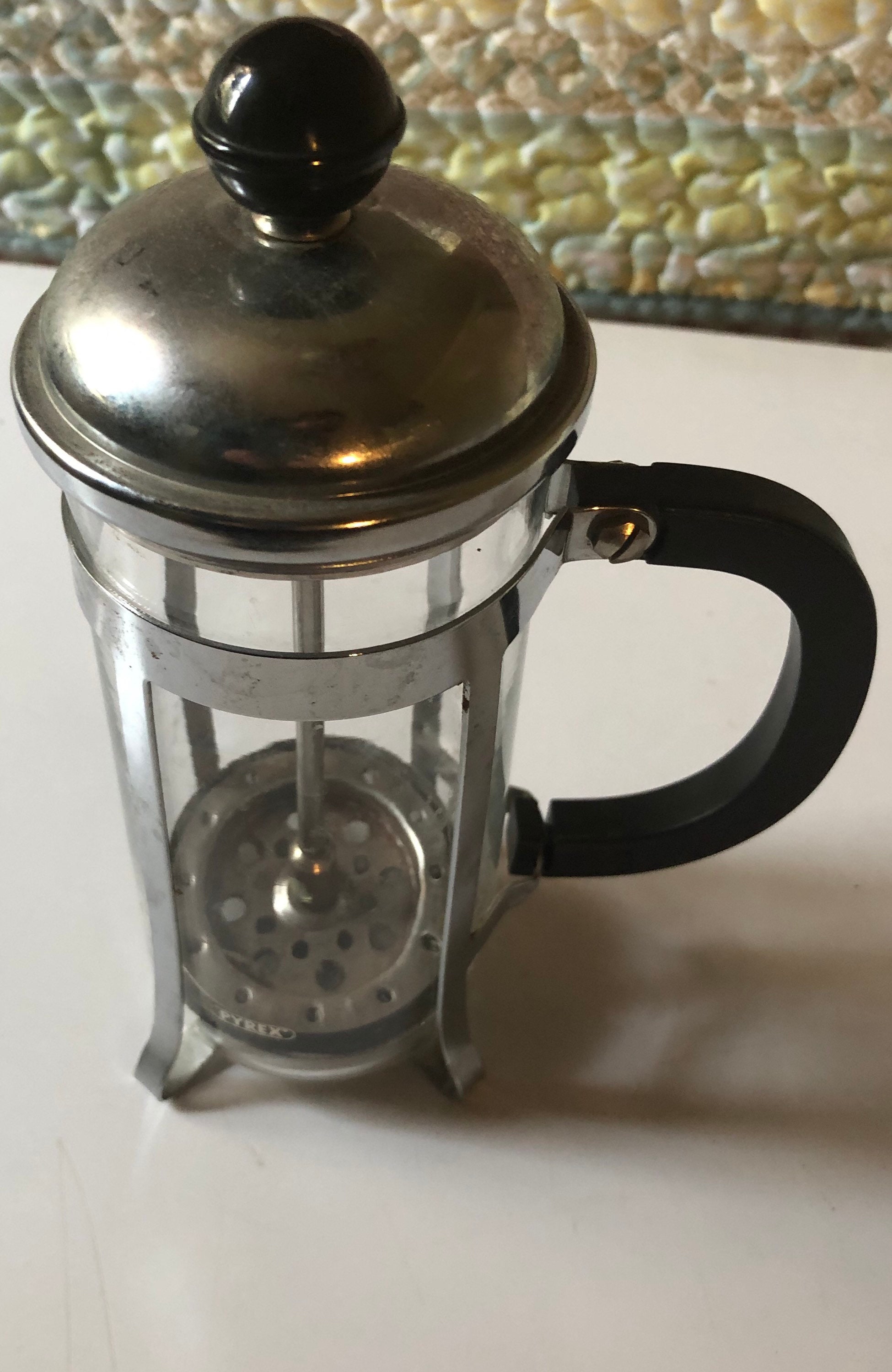 Cafe Britt Export Reserve Pyrex French Press Coffee / Tea Maker 6 Cup