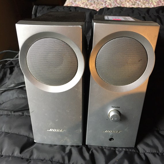 Spektakulær Sølv kasseapparat Bose Companion 2 Set of 2 Computer Speakers Gray Black No - Etsy