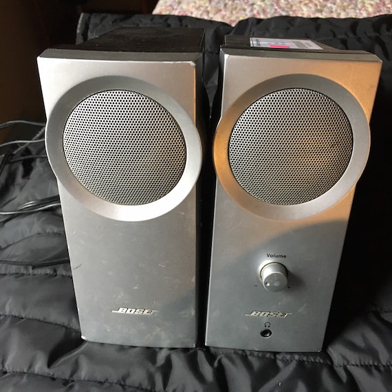 Spektakulær Sølv kasseapparat Bose Companion 2 Set of 2 Computer Speakers Gray Black No - Etsy