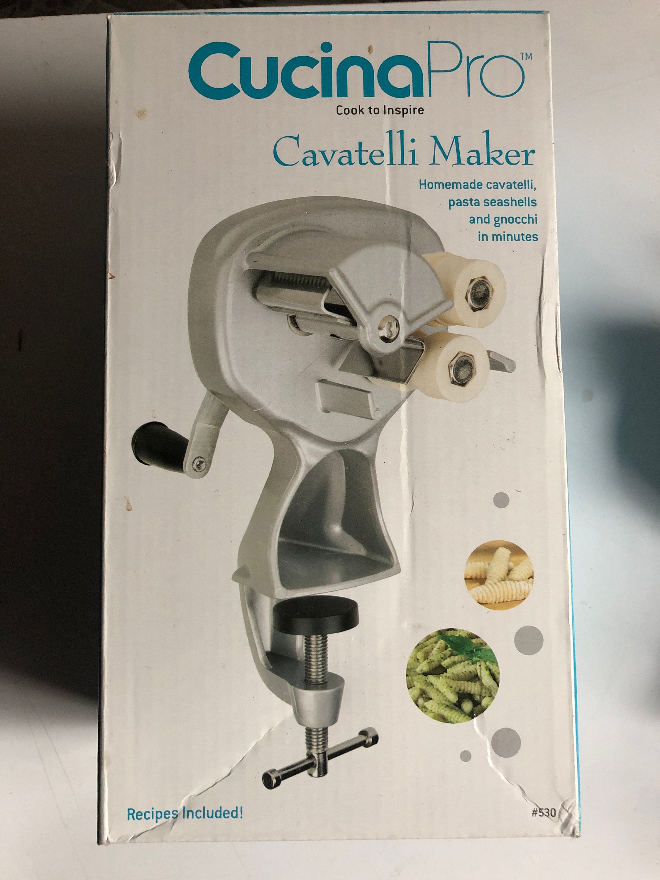 Cavatelli Maker Machine for Making Authentic Italian Pasta, Hand