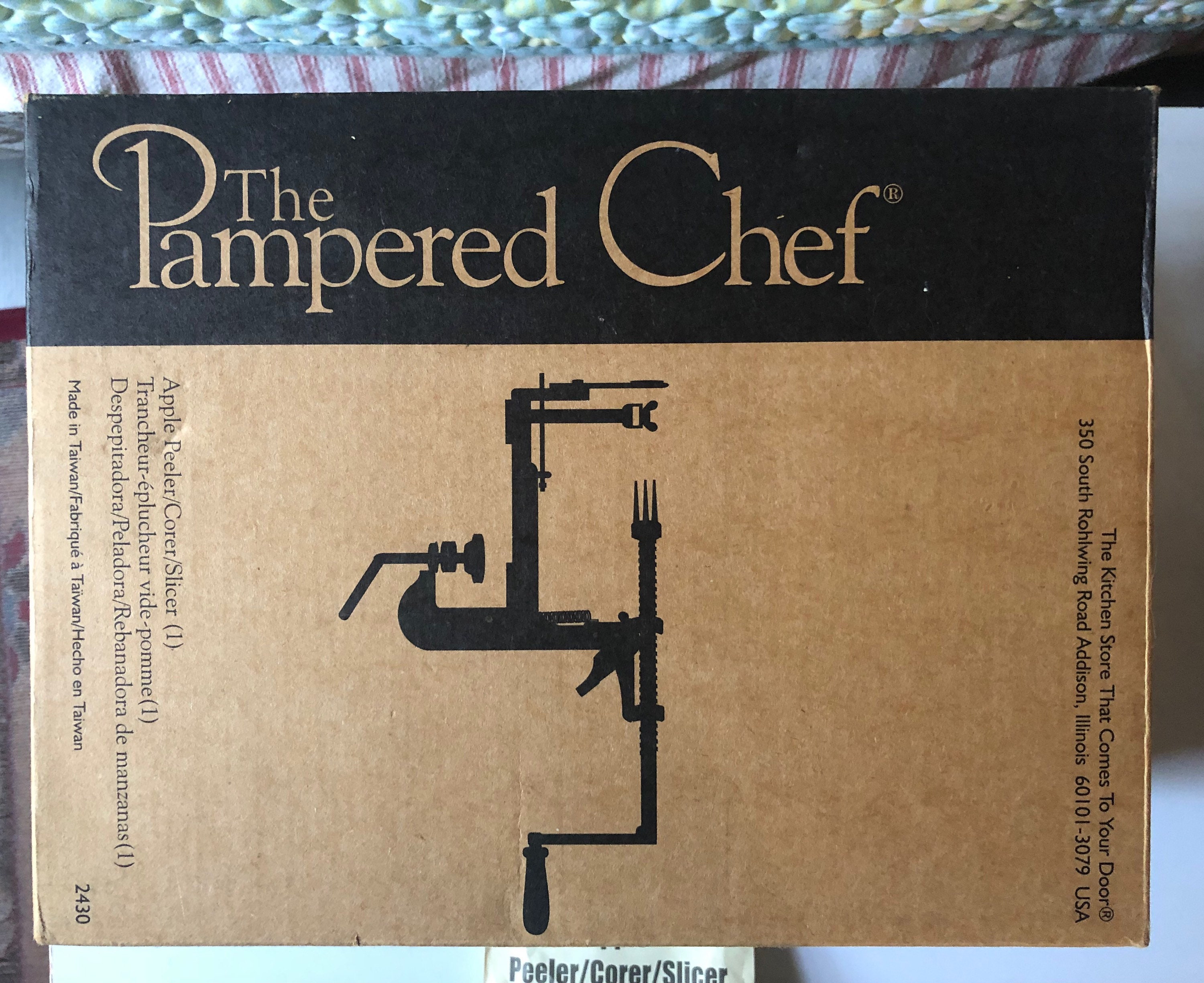 The Pampered Chef 2430 Apple Peeler, Corer, Slicer: Pampered  Chef Apple Peeler Corer Slicer: Home & Kitchen