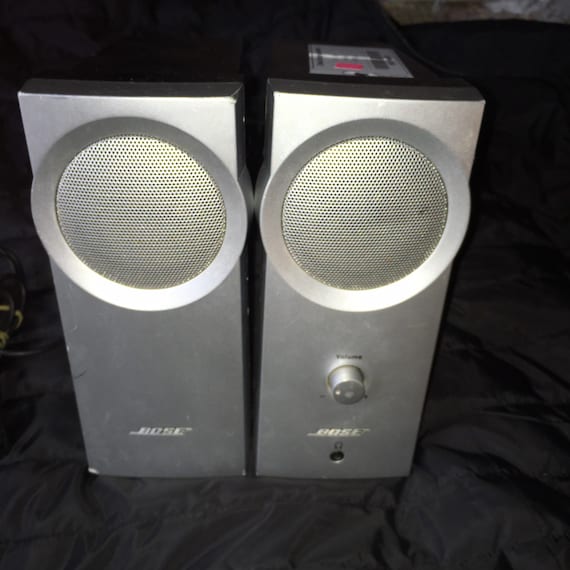 Bose Companion 2 Set of 2 Computer Speakers Gray Black No Power