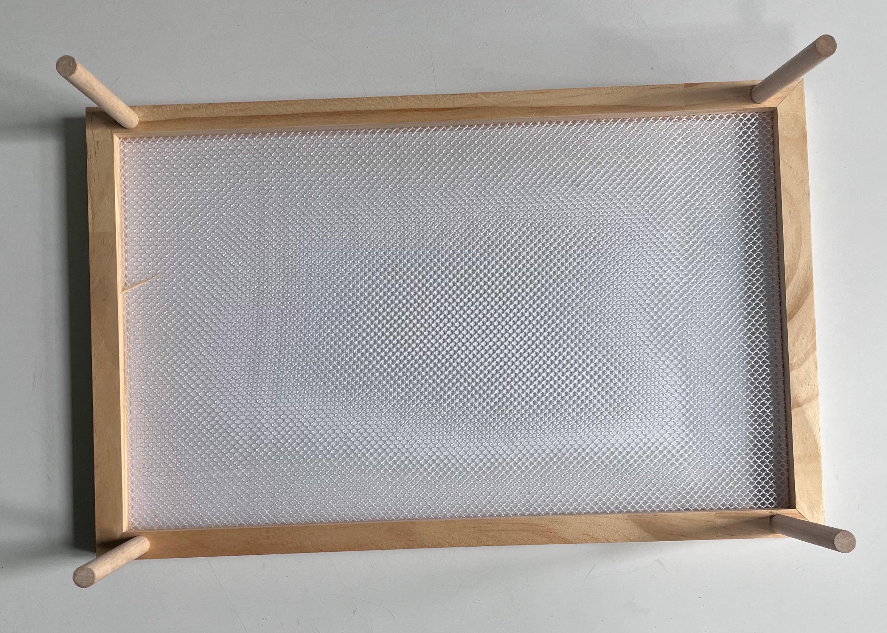 Wooden Herb Drying Rack Mesh Dryer Tray Removable Legs Farmhouse ...