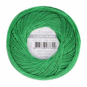 Scheepjes - Scheepjes Candy Floss 164 Light Navy (165m) Organique Mercerisé Coton Fil - 1x20g