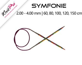 Circular Knitting needles - KnitPro Symfonie wooden circular knitting needles - 2 mm - 4 mm | 60 80 100 120 150 cm