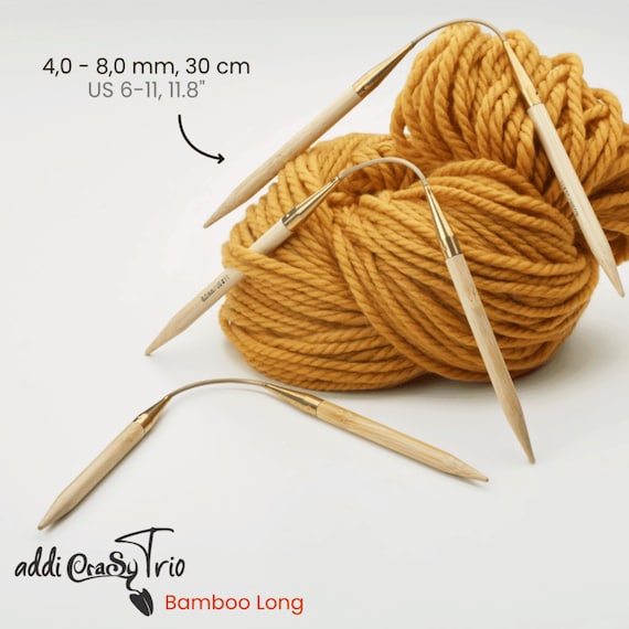 Addi CraSyTrio Bambus-Langstricknadeln  Rundstricknadeln fr Socken - Etsy  Schweiz