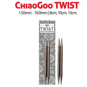 ChiaoGoo TWIST interchangeable knitting tips - ChiaoGoo Twist interchangeable knitting needle points