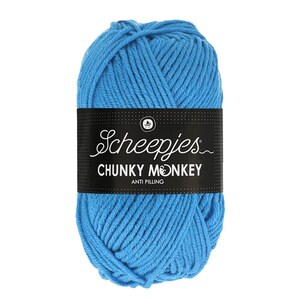 5x100gr Garen Scheepjes Chunky Monkey 2 100% premium acryl anti pilling breigaren haakgaren afbeelding 5