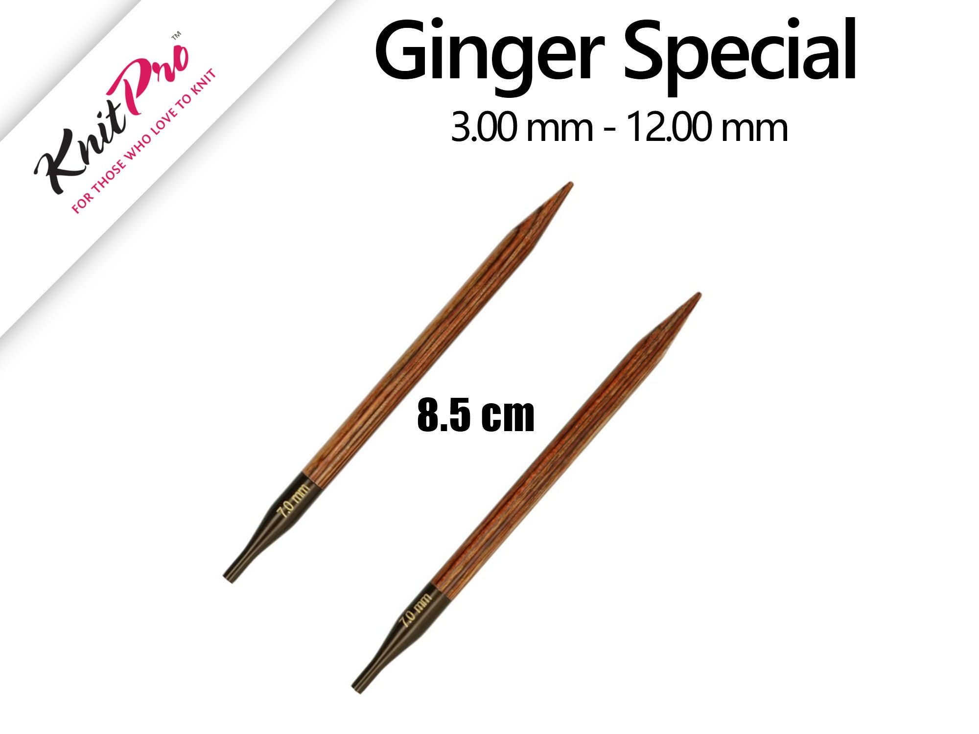 Wooden Knitting Needles Length 35 Cm 14 in Single Pointed Needles Needles  for Knitting Knitpro Ginger Needles Wooden Needles 