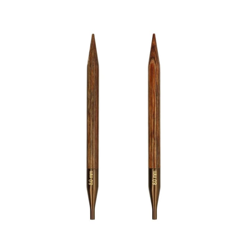 Interchangeable Wooden Circular Knitting Needle Tips Knitpro Etsy