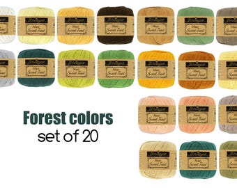 Cotton yarn - Maxi Sweet Treat 25gr*20 - lace 100% mercerized cotton