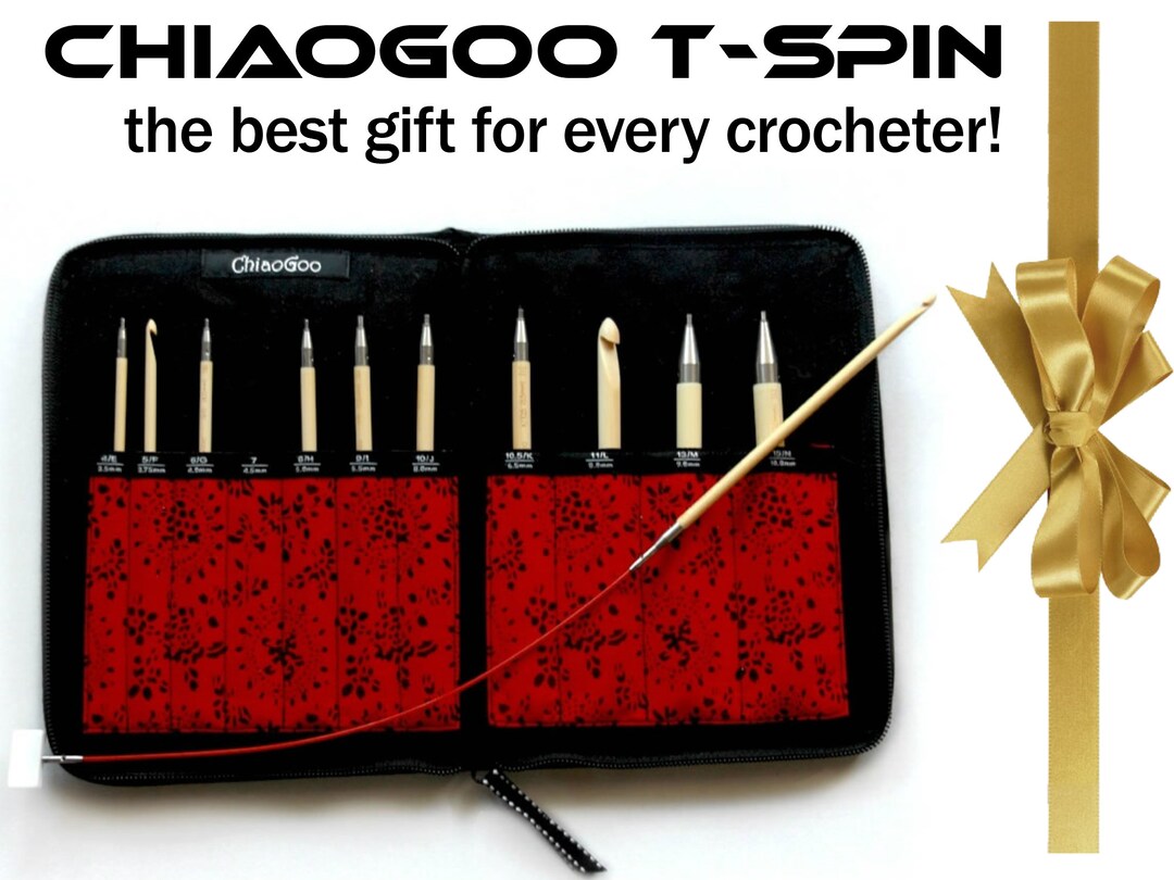 Chiaogoo Tspin Afghan / Tunisian Crochet Hooks Set Wooden Etsy