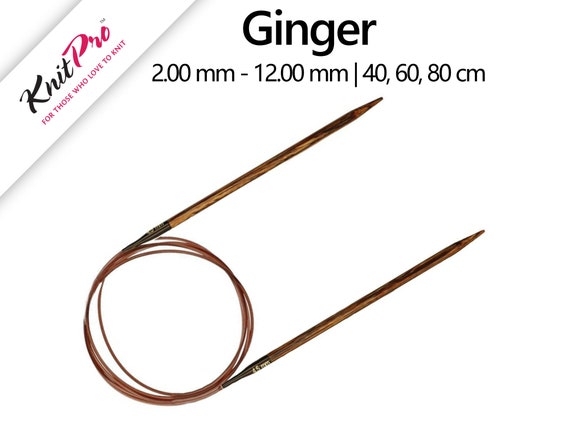 Knit Pro Karbonz Fixed circular knitting needles 2mm to 8mm and 4 lengths