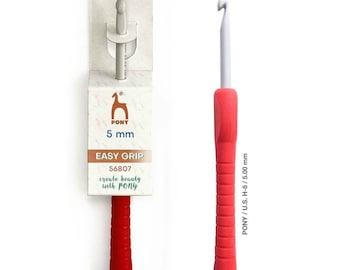 Crochet Pony Easy Grip en aluminium avec poignée souple